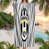 Пляжное полотенце Juventus FC Мягкое из микрофибры Летнее полотенце Быстросохнущее Впитывающее полотенце для пляжа Бассейна Путешествий