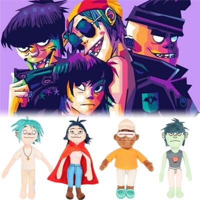 Новый Аниме Плюшевый Gorillaz Плюшевая Игрушка Gorillaz Noodle 2d Russel Murdoc Мягкая Набивная Мультяшная Плюшевая Кукла Игрушка Подарок на День Рождения Для Ребенка