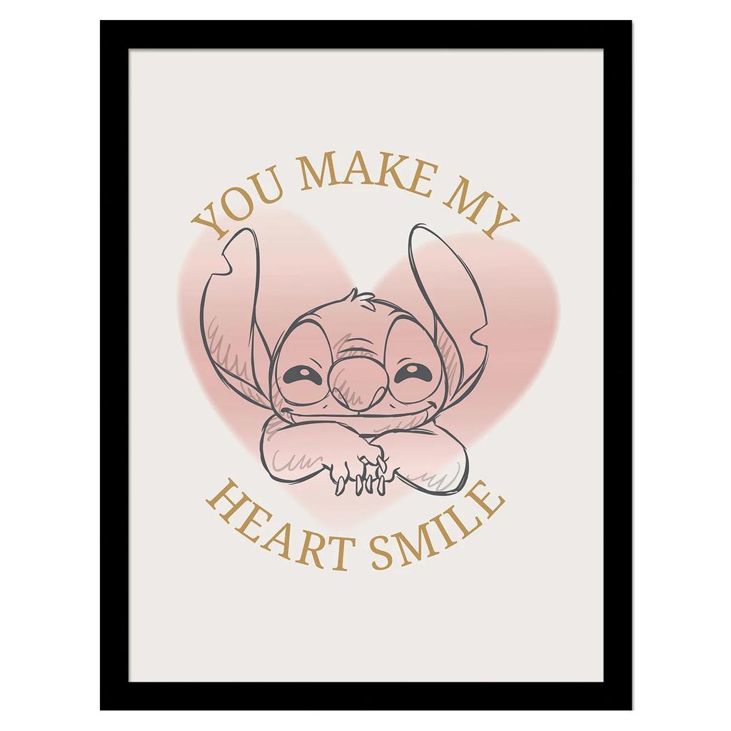 Lilo & Stitch Ты заставляешь мое сердце улыбаться Стежковый принт