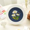 Embroidery Kit Easy To Use And Christian Flowers Pattern DIY Plants Full Embroidery Set