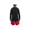 Nike Футболка Pro Dri-Fit Warm Letter Print Crew Neck Training с длинным рукавом, детские топы, цвет черный, белый HF4362-010