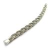 Les Trésors De Lily [M8196] - Silver 'Tresses' Designer Bracelet