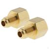 2pcs 1/4'' SAE To G1/4'' Regulator Adapter Fittings