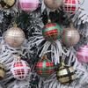 6pcs Shatterproof Christmas Tree Hanging Balls Painted Christmas Gift Balls  Xmas Tree Ornaments
