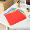 12 Count Plastic Binder Dividers with Pockets, 2 Pack of 6 Tab Multicolor Dividers for 3 Ring Binders, Big ertable Tabs, Works with Sheet Protectors
