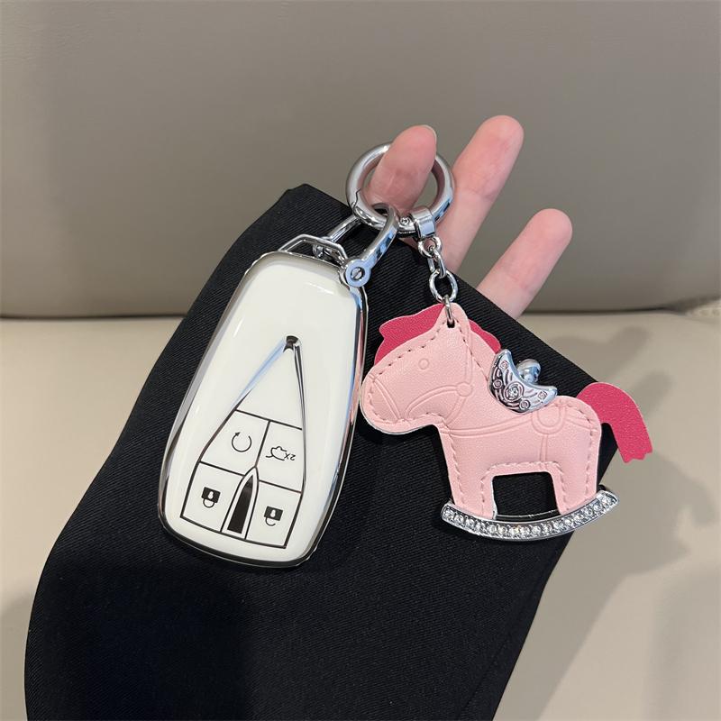 TPU Shell Fob For Changan CS75 PLUS CS35 PLUS CS55PLUS Eado UNI-T UNI K Oushang X5 X7 EV 2019 2020 Car Key Case Cover