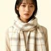 Шарф осень и зима новый мужской и женский универсальный круглый вырез imitation cashmere клетчатый шаль корейская атмосфера парная кастомизация