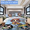Flying Lady Pattern Bedding,Quilt Set Quilt Cover Pillowcase Home Birthday Gift (1*duvet cover+2*pillowcase,without core)XSJT0917301