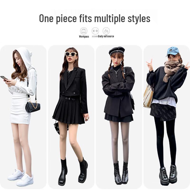 Langsha Fleece-Lined Nude Effect Pantyhose