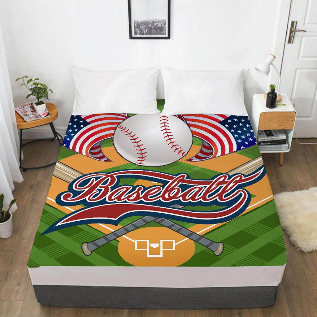 Главная 3D-печатные простыни Чехлы для матрасов Эластичные простыни на резинке (Набор из 3 предметов) постельные принадлежности