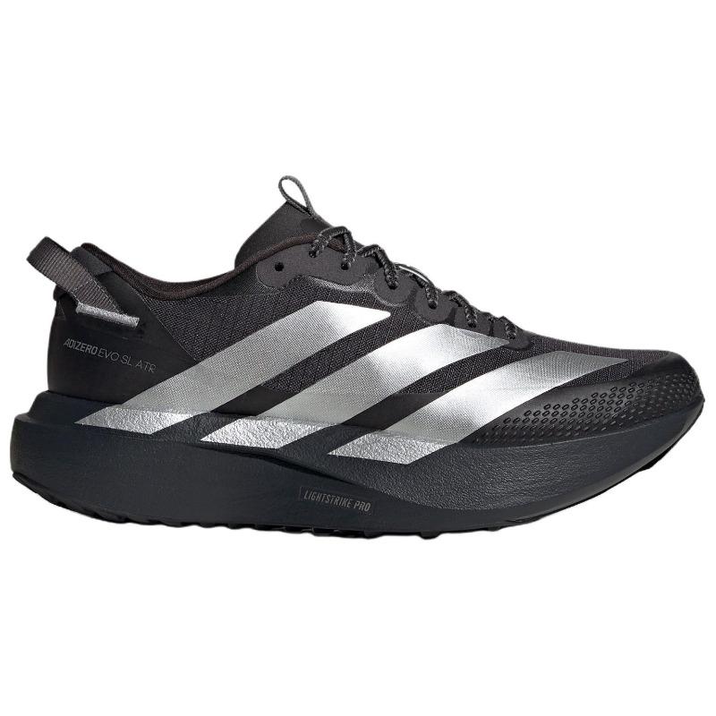 adidas Мужские кроссовки Adizero Evo SL ATR Core Black Silver Metallic Серый-Пять KK2683