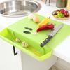 1pc 2in1 Non-Slip Cutting Board, Detachable Chopping Board and Food Container