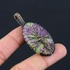 Tree Of Life Purpurite Gemstone Pure Copper Wire Wrapped Handmade Pendant Jewelry