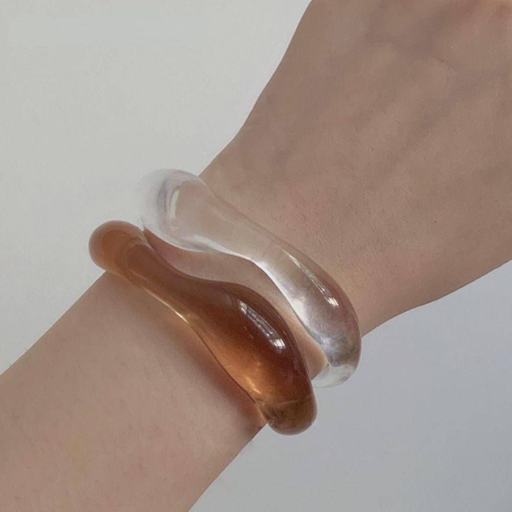 Подарки для нее прозрачный имитационный модный браслет открытые браслеты женские браслеты наручные украшения