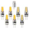 5 шт. Светодиодная лампа G4 Хрустальная лампа Люстра DC 12V 1W 1.2W 2W 3W Без мерцания Теплый белый Свет Может заменить 20-ваттную галогенную лампу
