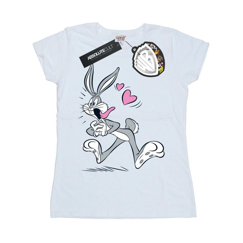 Looney Tunes Womens/Ladies Bugs Bunny In Love Cotton T-Shirt