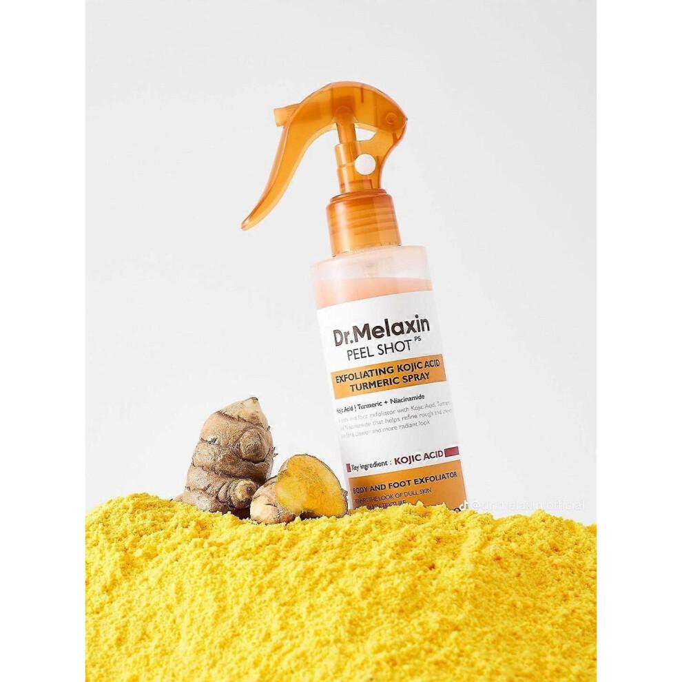 (1PC)PEEL SHOT GLOW EXFOLIANT KOJIC ACID TURMERIC SPRAY 200ml