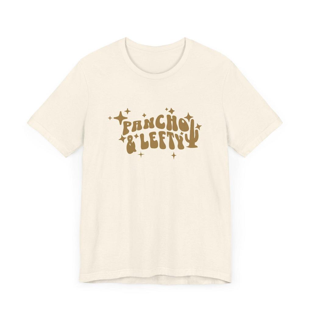 Футболка Pancho & Lefty, Классический подарок на День Рождения для любителя кантри-музыки, Футболка с изображением Мексики, Унисекс футболка с коротким рукавом из джерси, Музыкальный стиль 70-х 80-х Outlaw