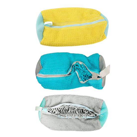 Сумка для мытья обуви Deluvo Нержавеющая молния Универсальная сумка для стиральной машины для обуви Многоразовая удобная в хранении сумка для стирки для ухода за обувью