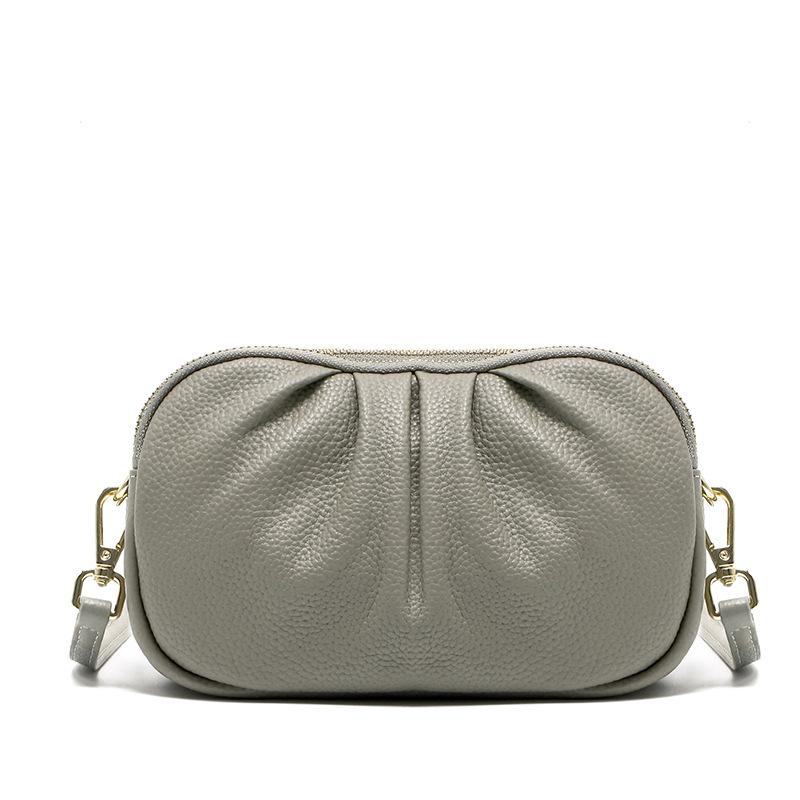 Женская сумка из натуральной кожи, высококачественная сумка для мобильного телефона, кошелек для монет из коровьей кожи с верхним слоем, сумка на одно плечо