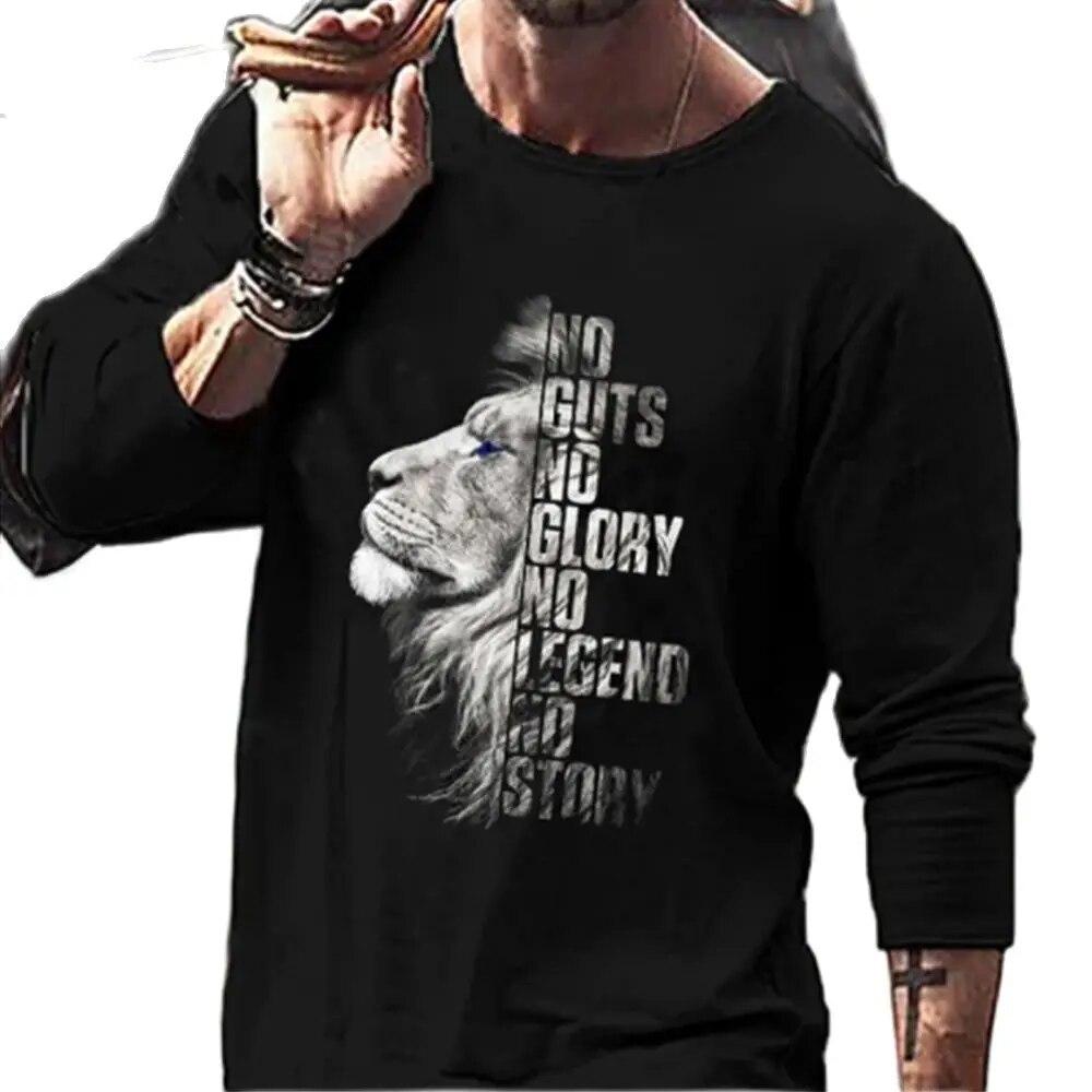 Футболка «Христос Иисус» для мужчин, хлопковая футболка с 3D принтом, одежда с длинными рукавами, уличная одежда, винтажный топ, футболка, мужская одежда