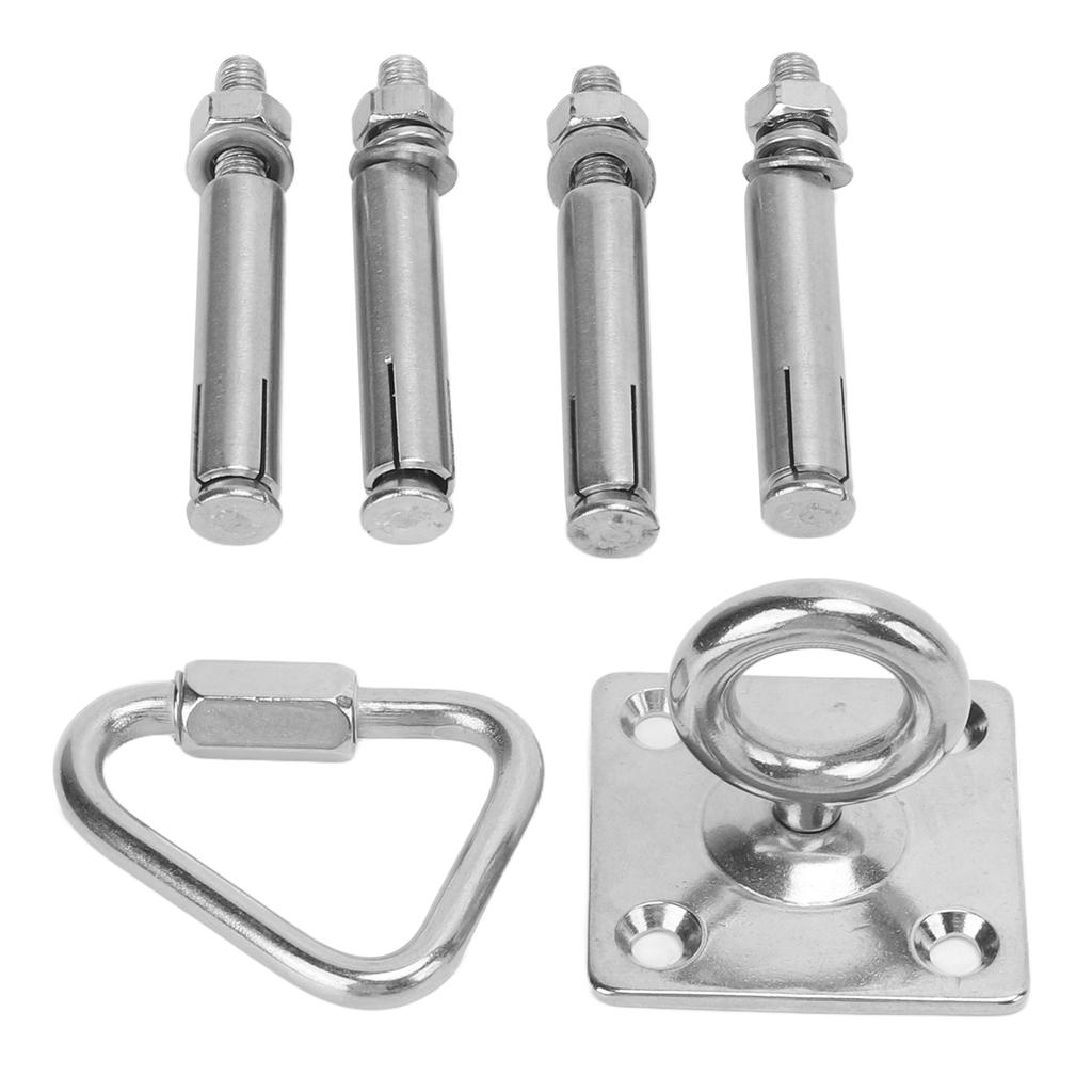 Подвесной кронштейн Набор для крепления гамака с квадратным крепежным крюком, треугольной гайкой, пряжкой, распорным винтом