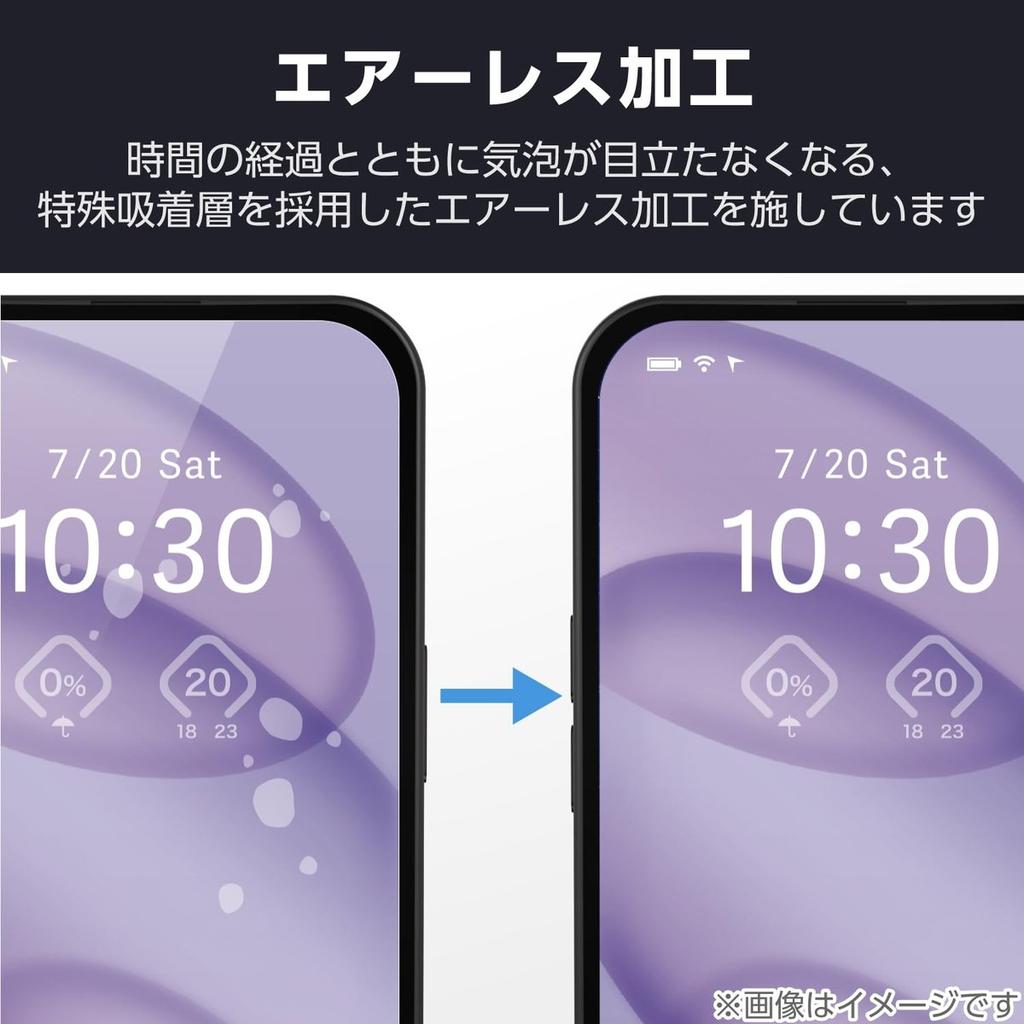 ELECOM AQUOS sense10 (SH53F, SH-M33) Защитное стекло для объектива камеры Пленка Высокий блеск Твердость 10H Устойчивость к царапинам Ударопрочность PM-S253FLLG
