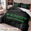 Fendt Printed Bedding Set Custom Name Text 1 Duvet Cover 2 Pillowcases For Bedroom