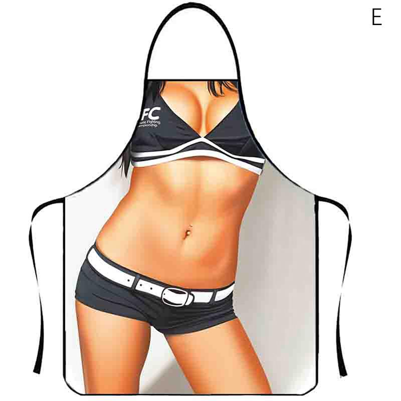 Мускулистый мужчина, сексуальная женщина, забавные кухонные фартуки для женщин, украшения дома, подарки