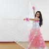 LED Light Up Wing with Stick Large Glowing Butterflies Wing Kids Adults Luminous Fairy Angel Wing Belly Dance Costume Stage Performance Party Prop