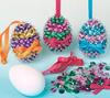 Styrofoam Eggs Easter Decoration 7cm 12pcs