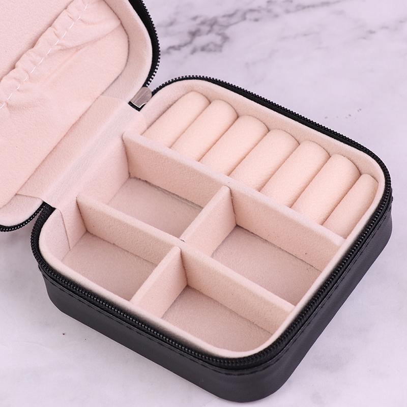 1 шт., органайзер для ювелирных изделий, коробка для хранения, дорожные серьги, кольцо, коробка для ювелирных изделий