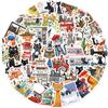 50PCS Cute Cat Stickers Waterproof Funny Cats Decals for Water Bottle Laptop Skateboard Scrapbook Luggage Kids Toys