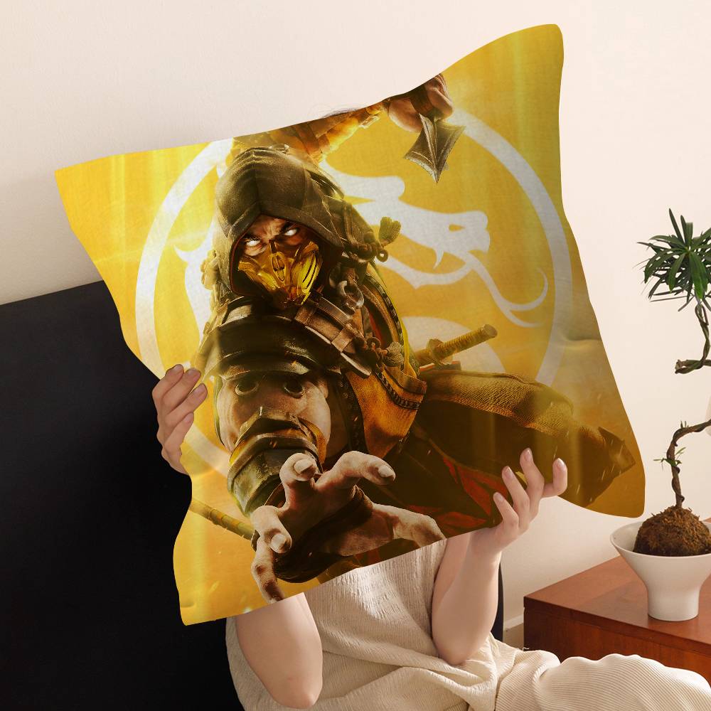 MMortal Kombat Pillow Cover for Bedroom Room and Living Room Sofa Decorative Cushion Cover