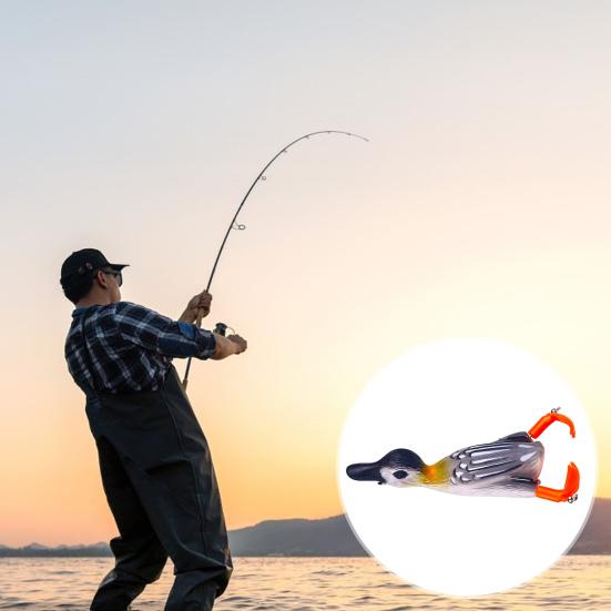 8 см, 9,5 г, 3D спиннер, наживка для утки, яркий внешний вид, яркий цвет, рыболовная приманка, утенок, плавающая шлепающаяся ножка, жесткие рыболовные снасти