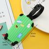 Silicone Luggage Tag Travel Trolley Case Identification Label Three-Dimensional Pattern BackpackSignatureInformationAnti-Lost-DH