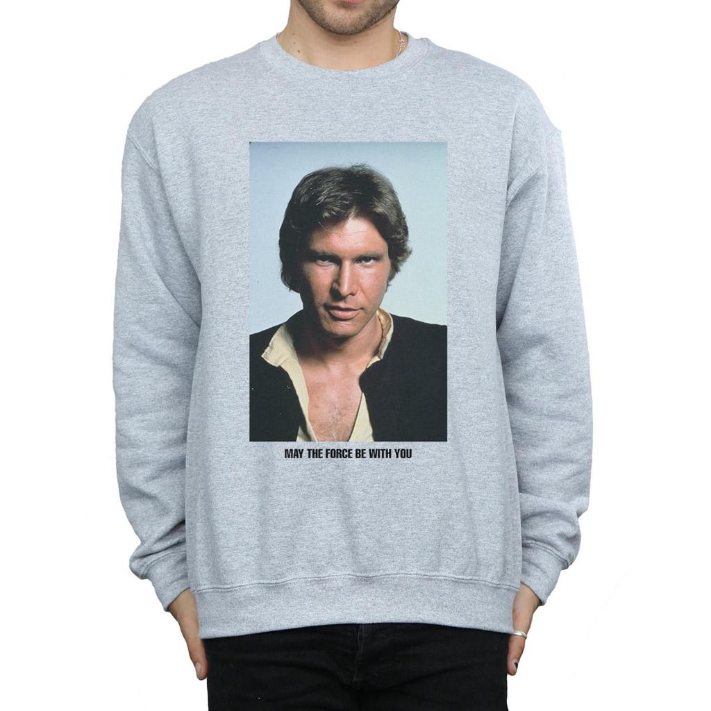 Star Wars Mens Han Solo May The Force Sweatshirt