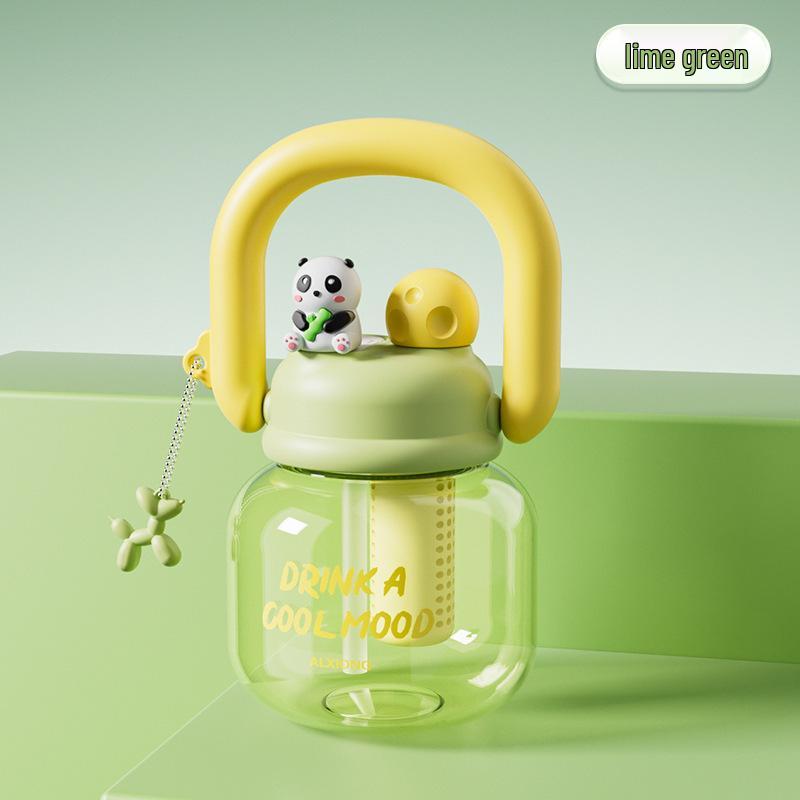 316 Stainless Steel Insulated Water Bottle with Double Spout and Tea Compartment