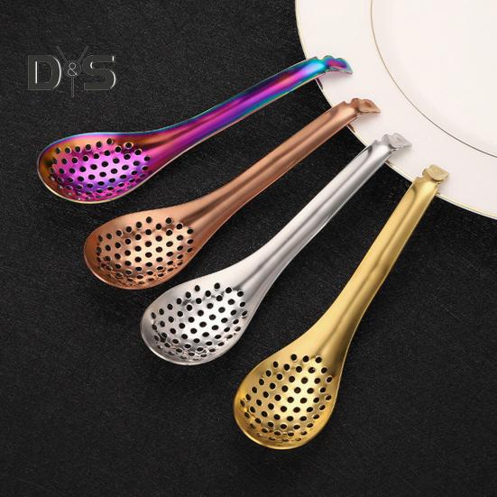 Ложка с прорезями, пищевой гладкий полированный, термостойкий, без деформации, фильтр, яичный желток, икра, дуршлаг, ложка, кухонные принадлежности, кухонные принадлежности