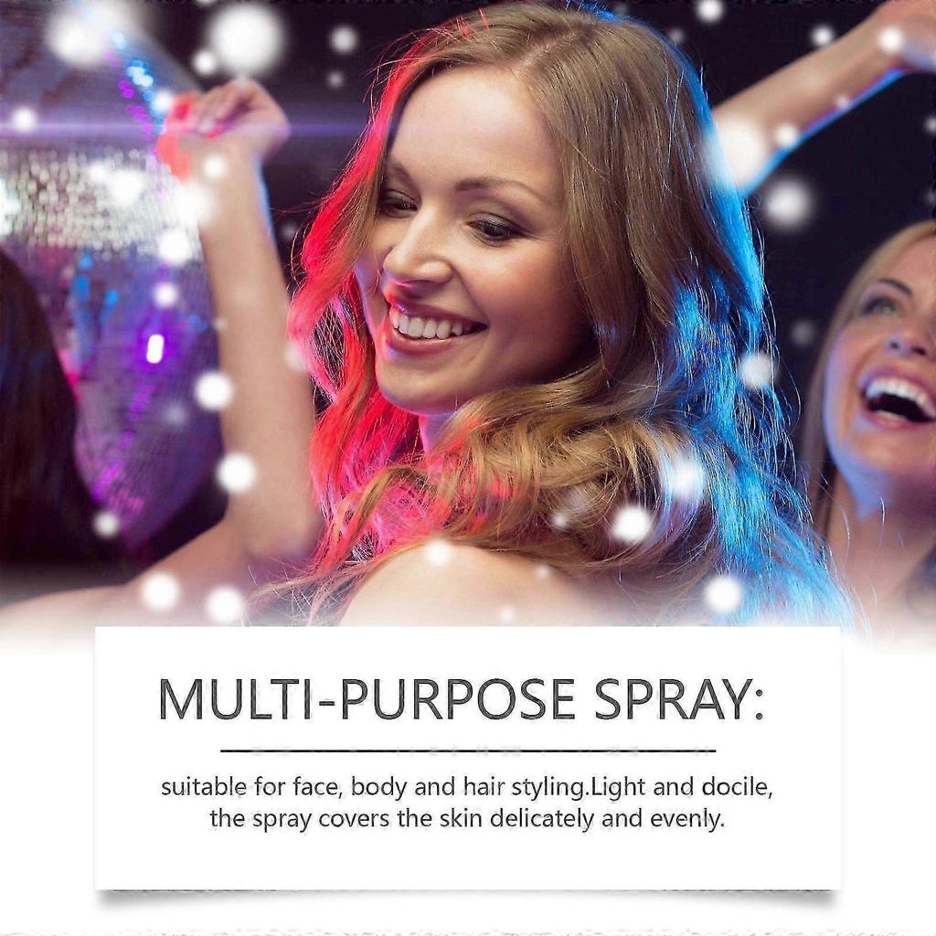 Glitter Setting Spray - Long-Lasting Makeup Fixer with Mica & Hyaluronic Acid, Refreshing Mist for Oil Control
