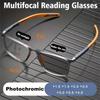 Photochromic TR90 Anti-blue Light Multifocal Reading Glasses New Progressive Near Far Eyewear Men Women Sports Eyeglasses