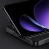 Для Oppo Reno13 5G (Глобальный) Чехол Текстура дерева Покрытый ПУ кожей Чехол для телефона из ПК+ТПУ