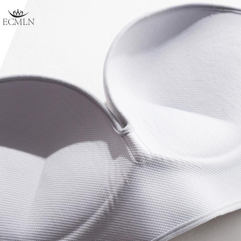Front Closure Sexy Push Up Bra Women Invisible Bras Underwear Lingerie for Female Brassiere Strapless Seamless Bralette