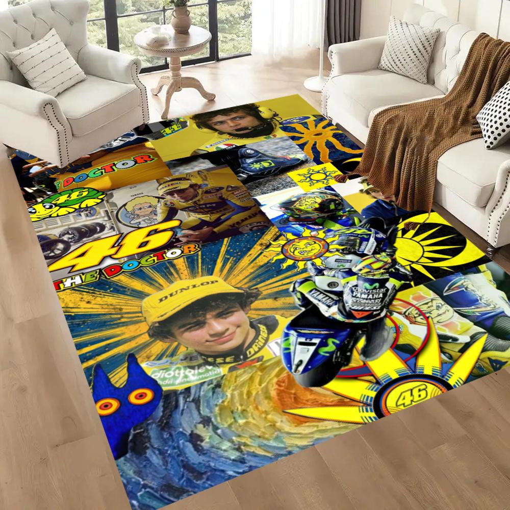 Doctor Valentino Rossi Floor Mat Perfect For Balcony Entryway Living Rooms Kitchen Antislip Carpet Decorate Offices
