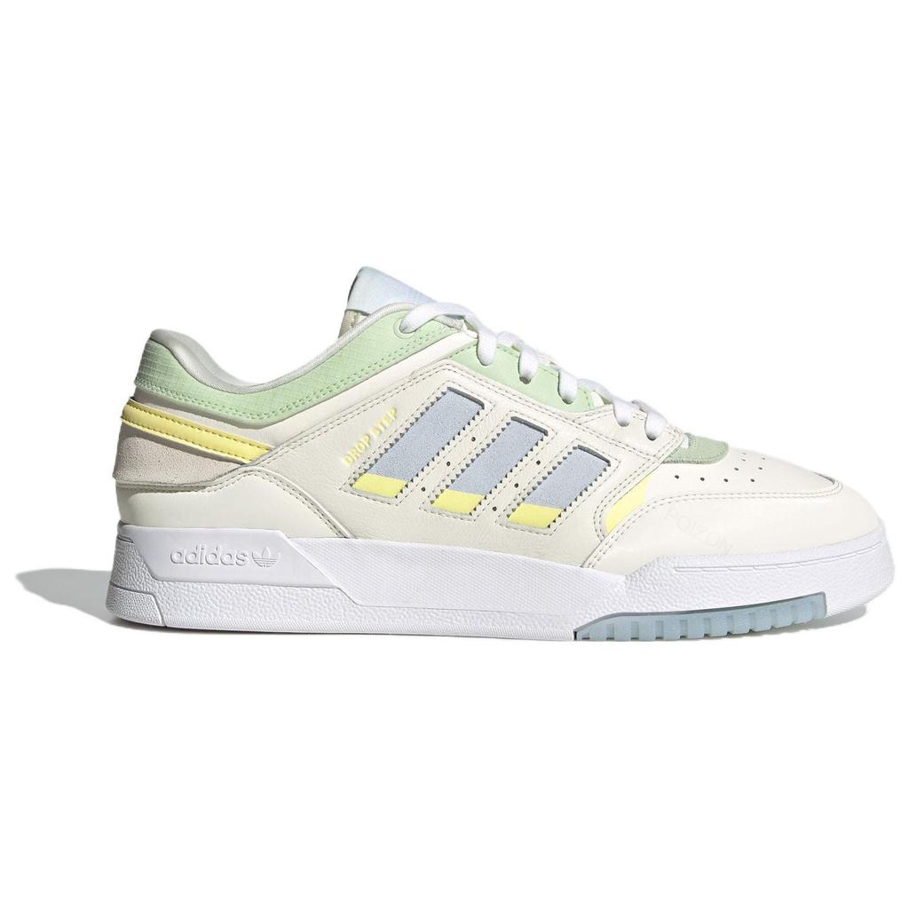 adidas Оригинальные удобные прочные низкие кеды для скейтбординга Originals Drop Step Женские кроссовки Белые IG6067
