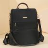 Color Block Backpack Women's Soft Leather Backpack Commuter Travel Schoolbag