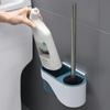 Modern Hygienic Toilet Brush Wall Mounted Hanging Toilet Brush Holder Organizer Bathroom