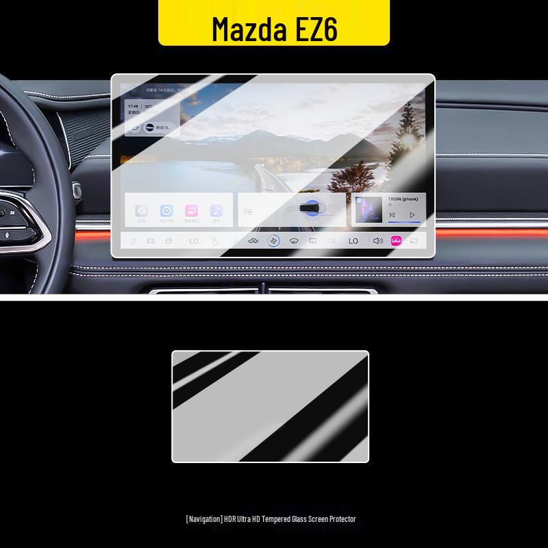 Защитная пленка из закаленного стекла для экрана центральной консоли Mazda EZ6 - Аксессуары для декора интерьера автомобиля