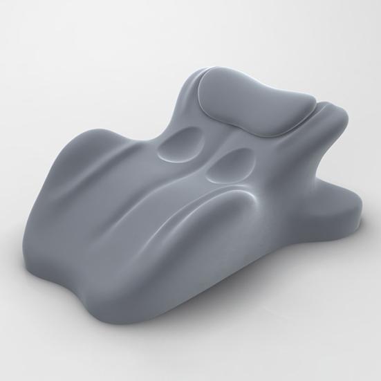 Couple Pillow Back Cushion with Wave-Shaped Design Ergonomic Posture Support Memory Foam Butt Cushion Leg Wedge for Sitting And Lying Chest