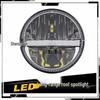 7” LED Headlight for Harley, Wrangler, Hummer H2 with High/Low Beam & White/Amber Turn Signal